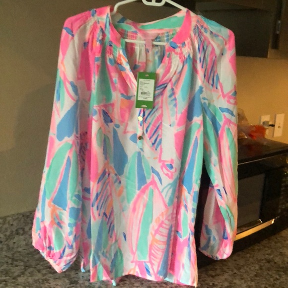Lilly Pulitzer Tops - Never Worn Lily Pulitzer Elsa Top